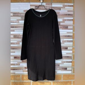 RAQUEL ALLEGRA LONG SLEEVE DRESS IN BLACK SIZE 2
